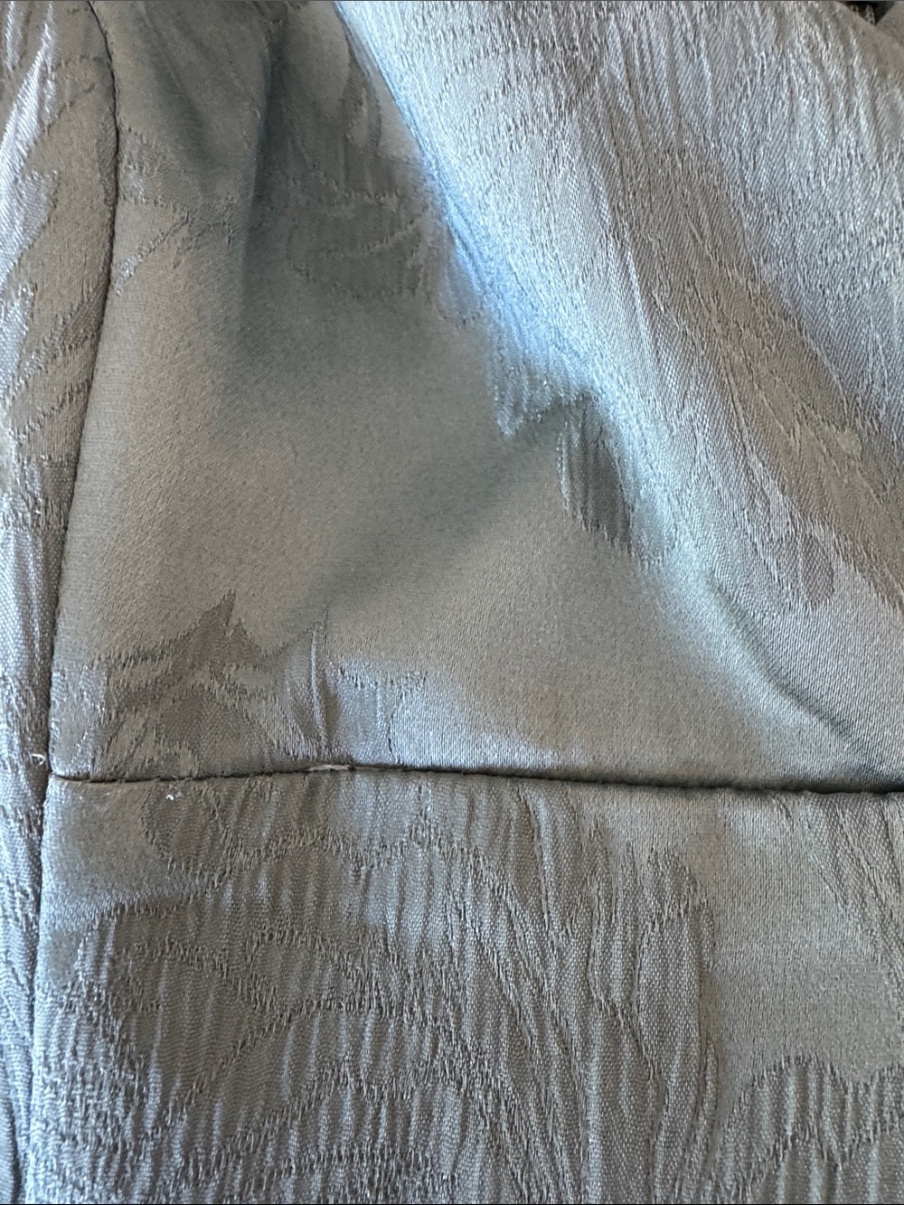 Alter’d State Satin Slip Dress with Ruffle Hem - Sage Green - Picture 12 of 16